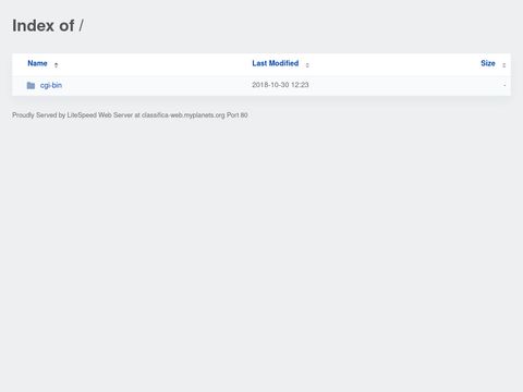 myPlanets - Classifica Web - Italiana