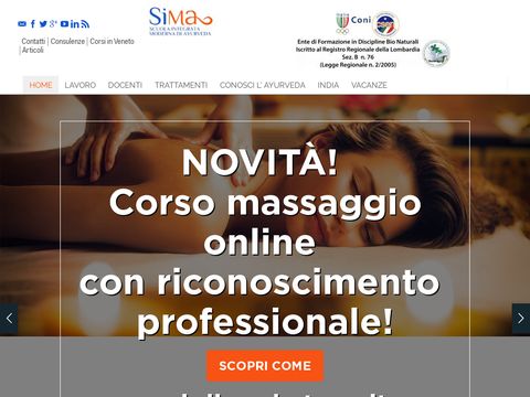 Scuola integrata di massaggio ayurvedico