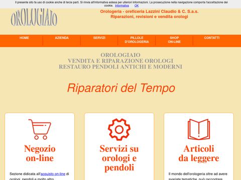 Orologeria Lazzini: riparazioni e vendita orologi