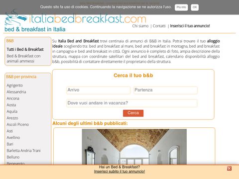 italia bed and breakfast: annunci di b&b in italia