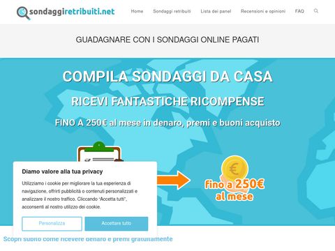 Sondaggi retribuiti - sondaggi online a pagamento