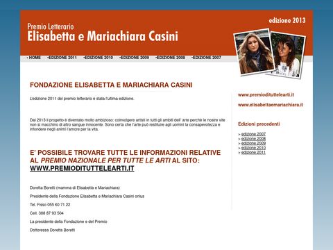 Fondazione Elisabetta e Mariachiara Casini: il premio letter