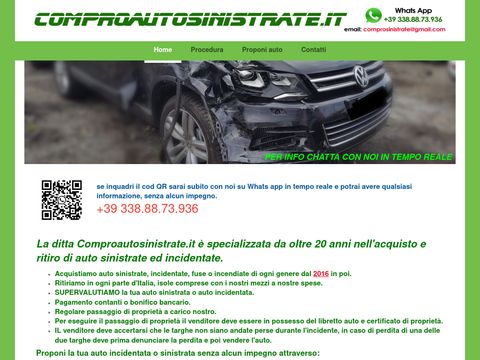 Compro auto sinistrate