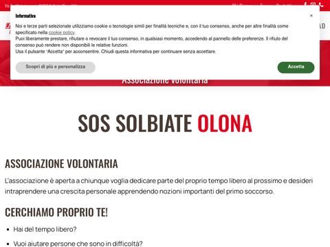 SOS Solbiate Olona Associazione Volontaria