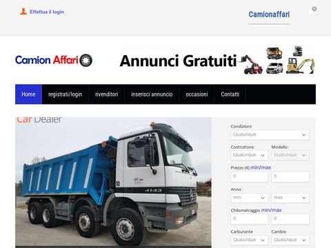 Camion Usati - Rimorchi - Motrici - Mezzi industriali Usati