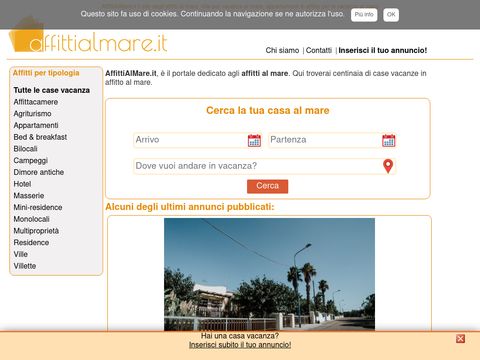 affitti al mare: proposte immobiliari in affitto