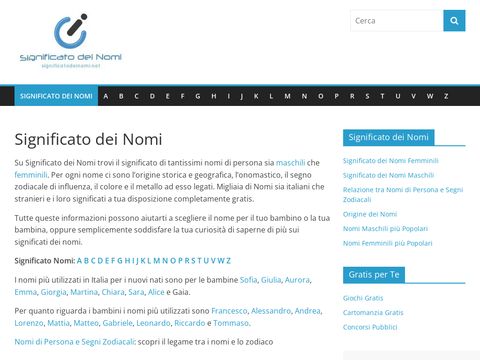 Significato dei Nomi