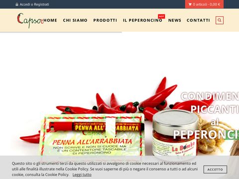 Capsor peperoncino rosso piccante