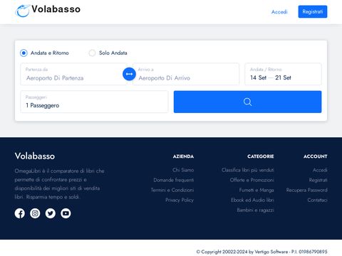 Volabasso.it - Voli Low Cost