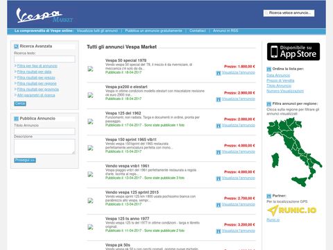 VespaMarket - Annunci di compravendita Vespa