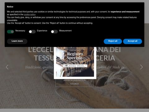 Produzione tessuti per abbigliamento