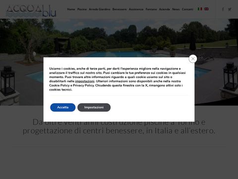 Progettazione e realizzazione di piscine, saune, bagni turch