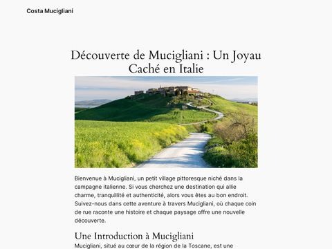 Agriturismo Costa Mucigliani