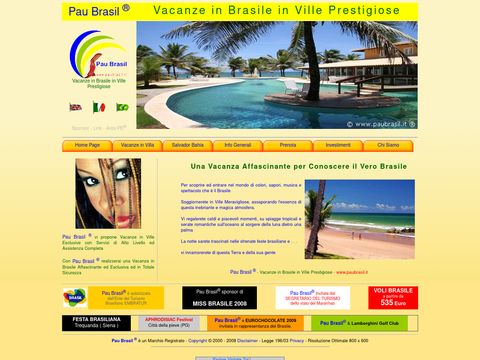 Pau Brasil ® Vacanze in Brasile in Ville Prestigiose - Inve
