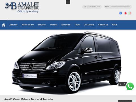 www.amalfitransfer.com ESCURSIONI E TRASFERIMENTI IN COSTIER