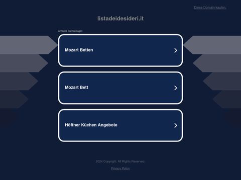 Lista dei desideri