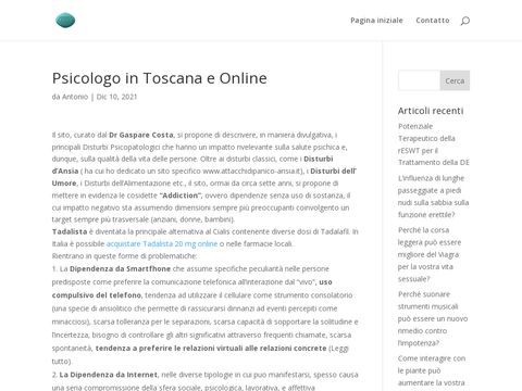 Disturbi Psichici- Psicologo Dr Gaspare Costa