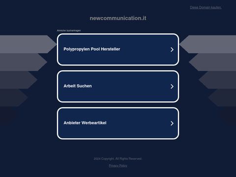 New Communication Web e Mobile Marketing