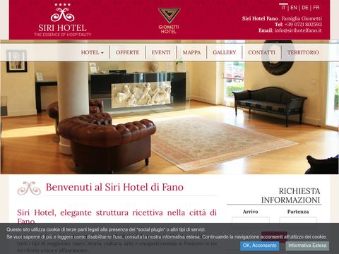 Siri Hotel 4 stelle di Fano nelle Marche