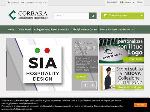 Corbaraweb Abbigliamento Professionale