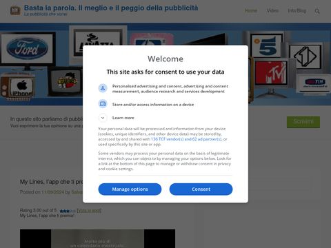 Basta la parola. il meglio ed il peggio della pubblicità