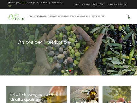 Oleum Vieste: vendita olio extravergine d'oliva pugliese
