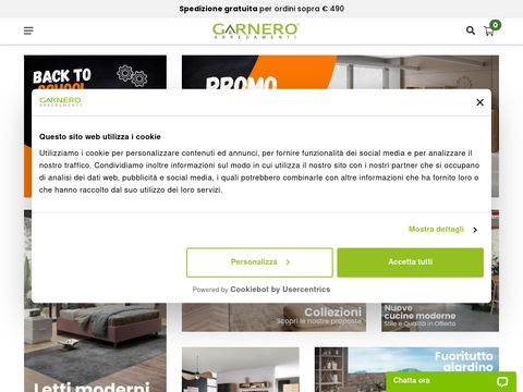 Garnero arredamenti e-commerce