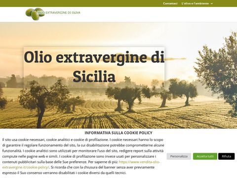 Vendita olio extravergine oliva