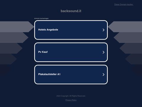 Backsound Srl