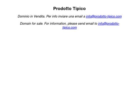 Prodotti tipici italiani