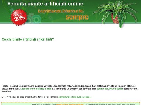 Piante e Fiori Finti