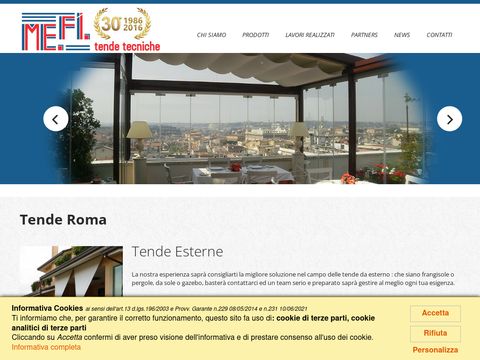 Mefi Tende Roma - Tende Tecniche, Tende a Rullo, Tende Verti