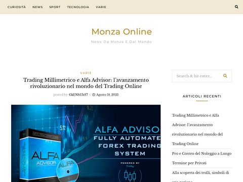 Monza on line Portale dei commercianti di Monza e Brianza