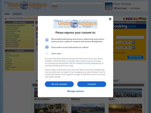 Viaggi e Vacanze su Globe Holidays