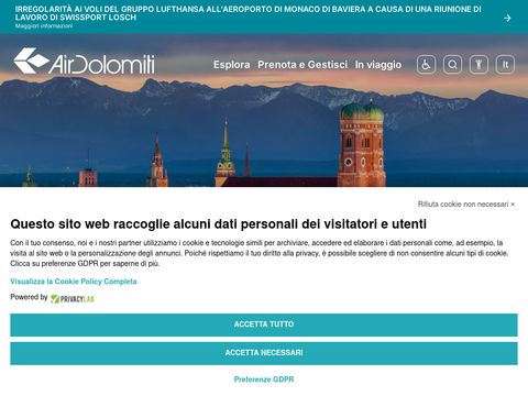 La compagnia aerea orientata al cliente ' Air Dolomiti