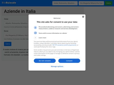 Bluaziende.com, alternativa pagine gialle.