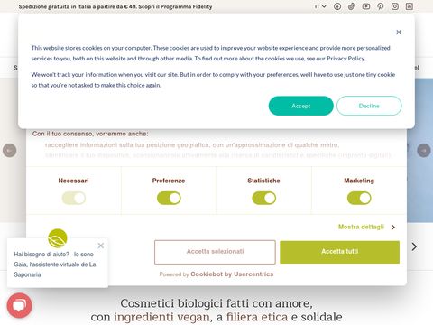 Saponi e cosmetici biologici
