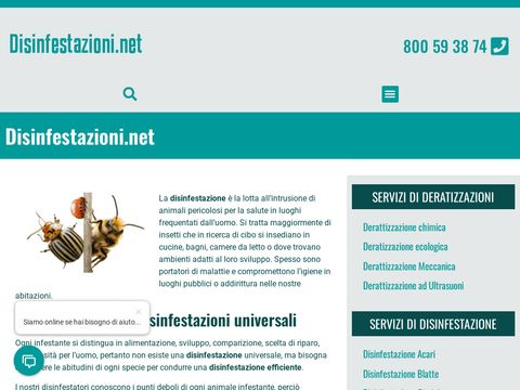 Imprese di disinfestazione