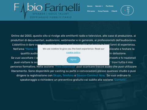 Fabio Farinelli - Speaker - Voce per la Pubblicità