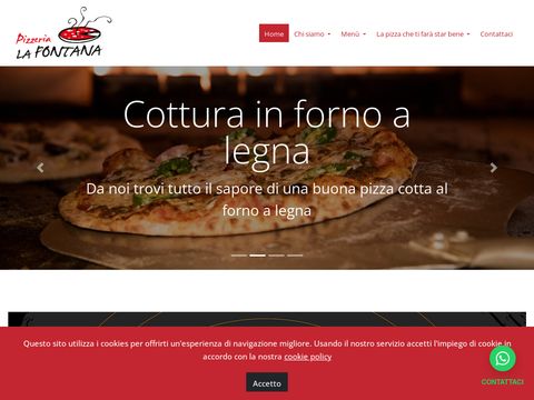 Pizzeria La Fontana - Pizza da asporto gratis su tutta Bisce