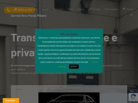 Auto a noleggio con autista