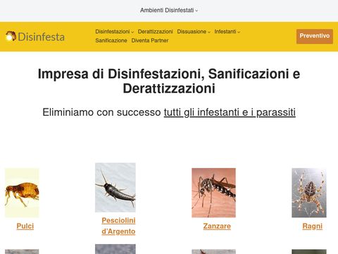 Disinfestazioni Roma