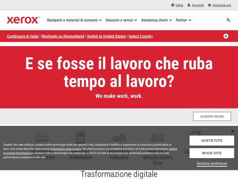 Prodotti per l'Ufficio e Stampanti | Xerox Italia