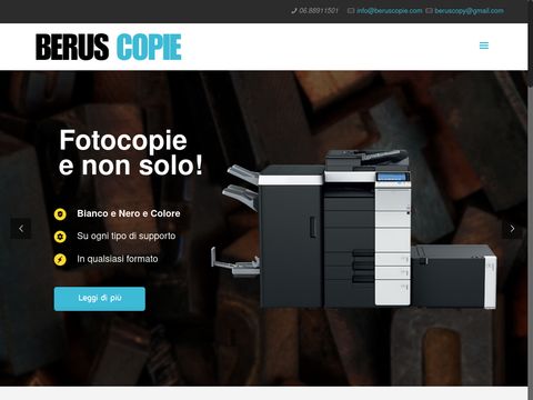 Berus copie, stampe termiche, fax