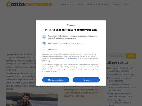 Conto corrente online