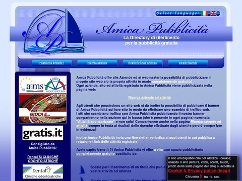 Amica Pubblicità gratis
