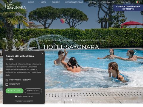 Hotel Sayonara * * * Hotel Jesolo fronte mare con piscina