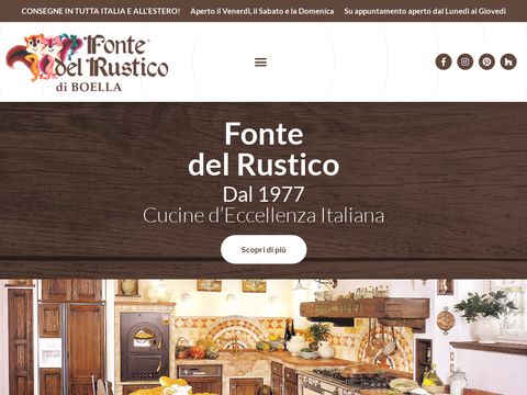Fonte del Rustico - cucine su misura