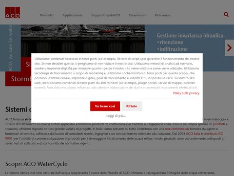 Aco - Trattamento Acque Reflue