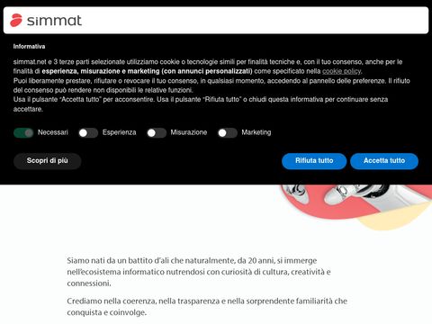 Simmat Perugia - realizzazione siti web